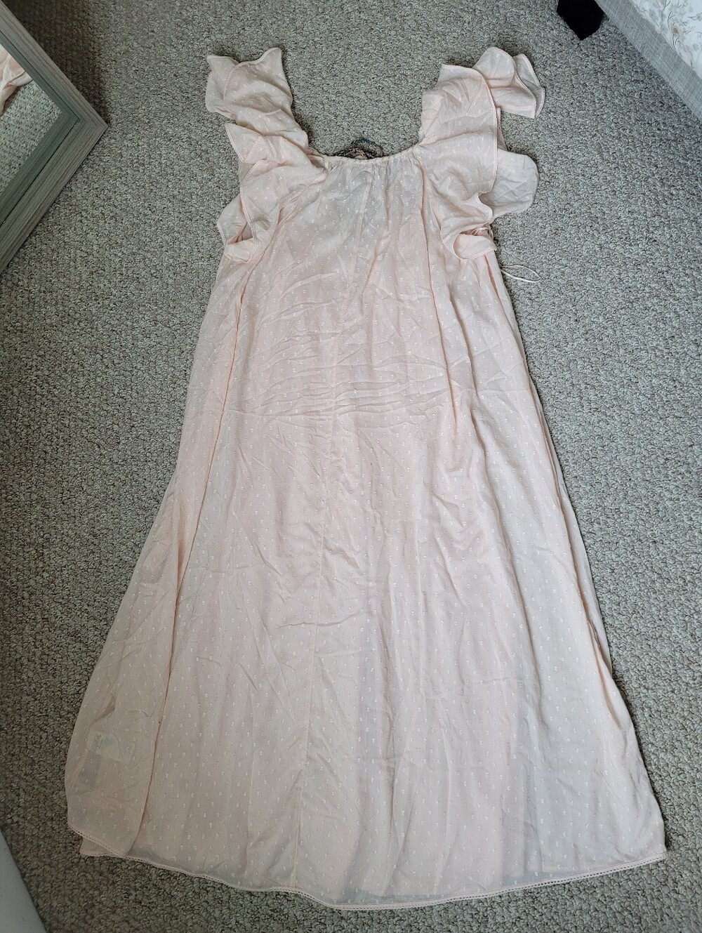 NWT Free People Bohemian Embroidered Boho Vintage Style Floral Midi Maxi Dress - Picture 6 of 7